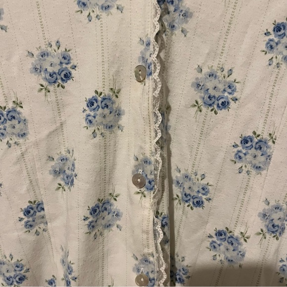 Vintage Floral Button Up Light Cardigan - Picture 5 of 11